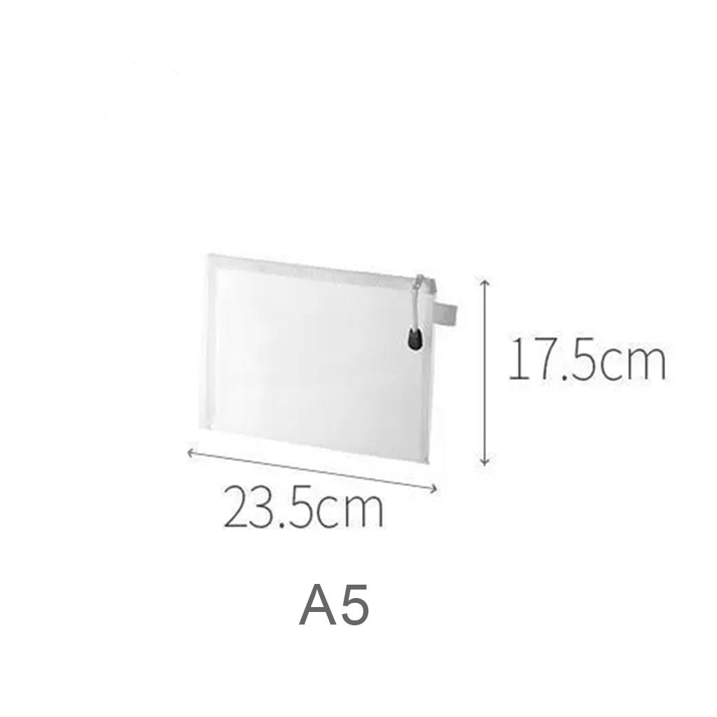

Сетчатая сумка на молнии A4/A5/A6, водонепроницаемая сумка для документов на молнии, школьные канцелярские принадлежности, косметички для макияжа 5PCS