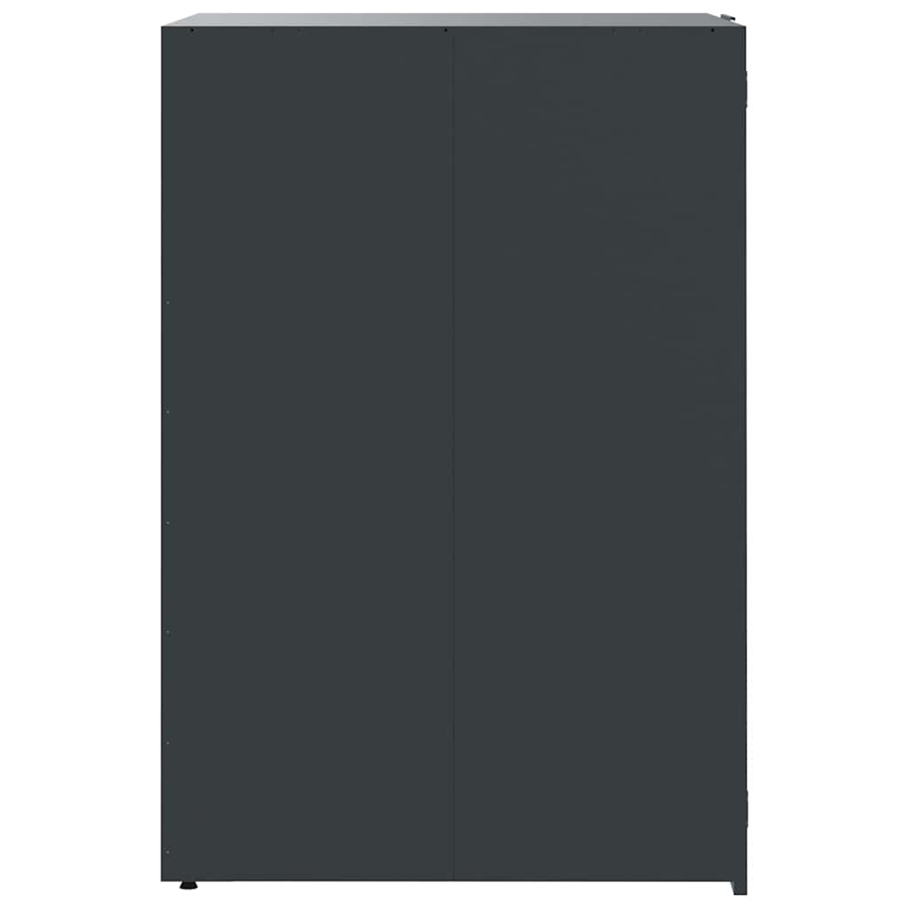 4 Ton Waste Bin Enclosure In Anthracite 276 X 79 X 117 Cm Steel