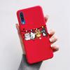 For Samsung A50 A50S A30S Case Cartoon Soft Liquid Silicone Full Protection Phone Back Cover For Galaxy A 50 50S 30S Funda Shell
