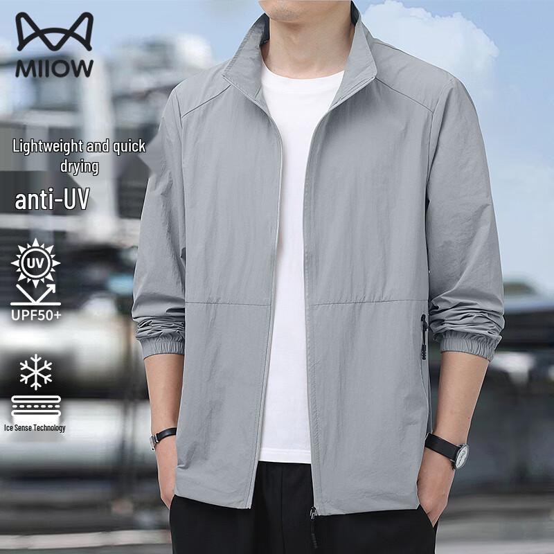 MiiOW Men s UPF50+ Ice-Feel Sun Protection Jacket 2XL