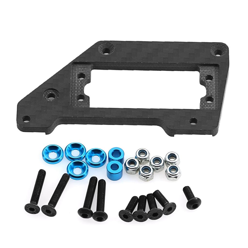 Carbon Servo Axle Mount, Upgrade Parts for SCX10 1Celsius10 RC Car, Lightweight Design Improves Stability and Performance