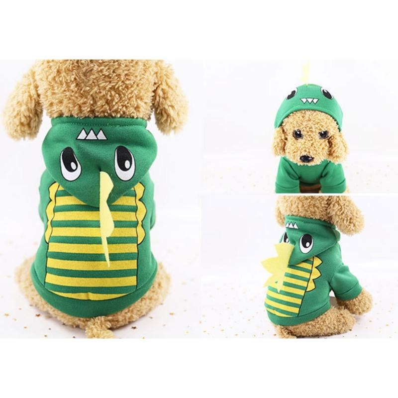 Multiple Type Christmas Halloween Pet Costume with Hood Set Cat Dogs Pullover Keep Warm Jumpsuit for Pet Cosplay Party