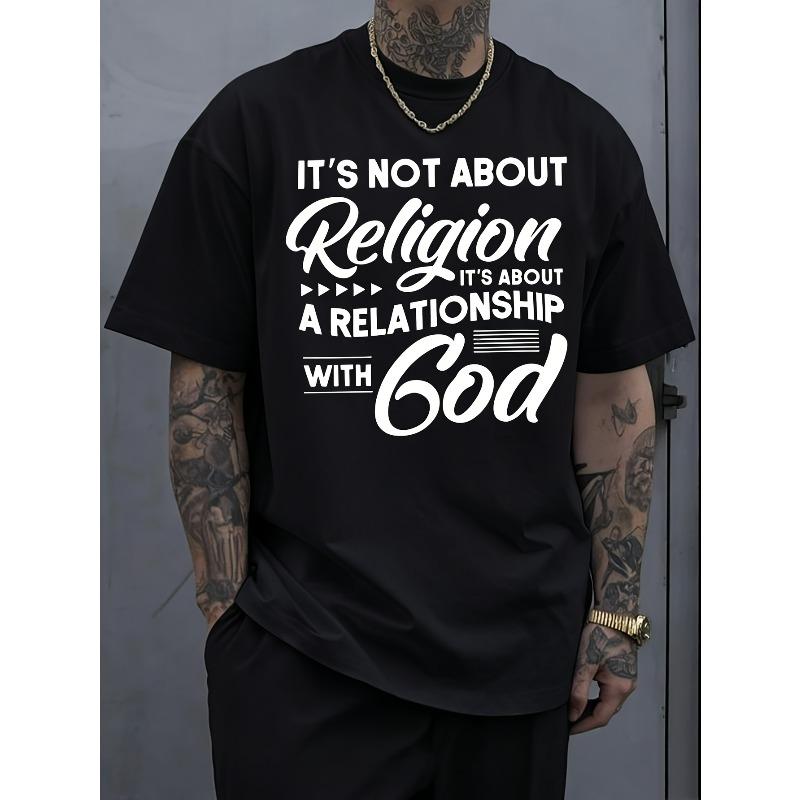 

European sizes Men S Loose Fit Geometric Print T-Shirt- Breathable Summer Essential, Machine Washable Casual Short Sleeve Top, Plus Size 4XL чорний