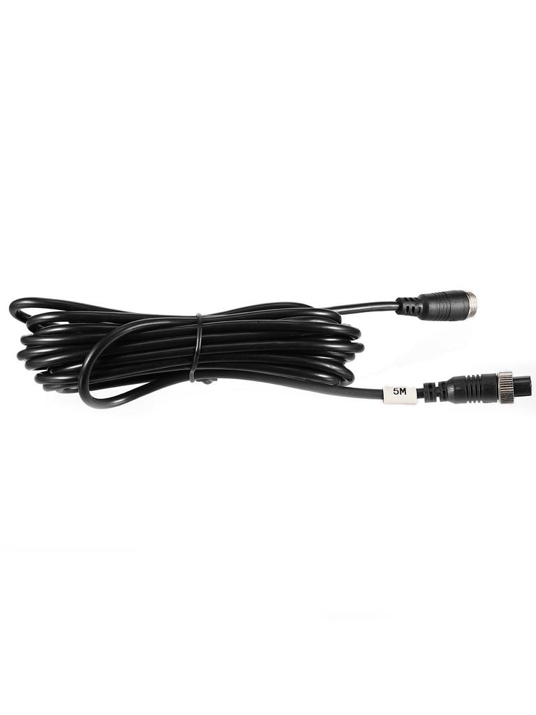4-pin 5-meter aviation video extension cable for connecting truck and bus surveillance cameras.