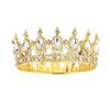 Elegant Rhinestone Alloy Crown Tiara: Exquisite Retro Bridal Headpiece & Hair Accessory
