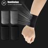 1 Pair Wristband Wrapping Compression Sports Elastic Adjustable Wrist Guard Support Basketball Weight Training Wrist Wraps