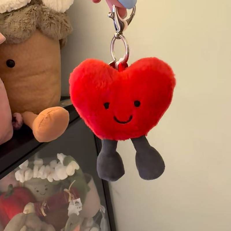 Jc Heart Love Plush Pendant With Pp Cotton Suitable For Daily Children Gift