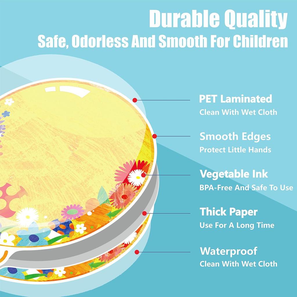 50 PCS Balloon Cutouts, Double-Sided Printing Balloon Accents Cut-Outs Bulletin Board Classroom Decoration In 10 Designs DIY Crafts Project Party