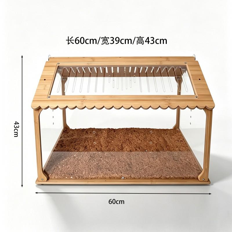 Acrylic Quail Breeding Cage Coturnix Japonica