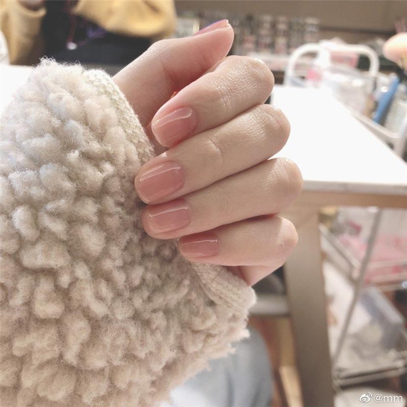 24 Stück Mandel Französische Press-On Nägel Abnehmbar Vollabdeckung Ballerina Falsche Nagelspitzen Für Damen Mädchen