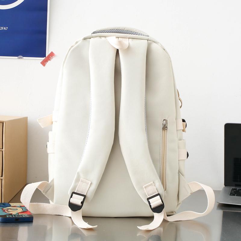 Fünfteilige Tasche für Damen und Herren mit großem Fassungsvermögen, Rucksack für Schüler der 4. bis 6. Klasse, Umhängetasche für College-Studenten