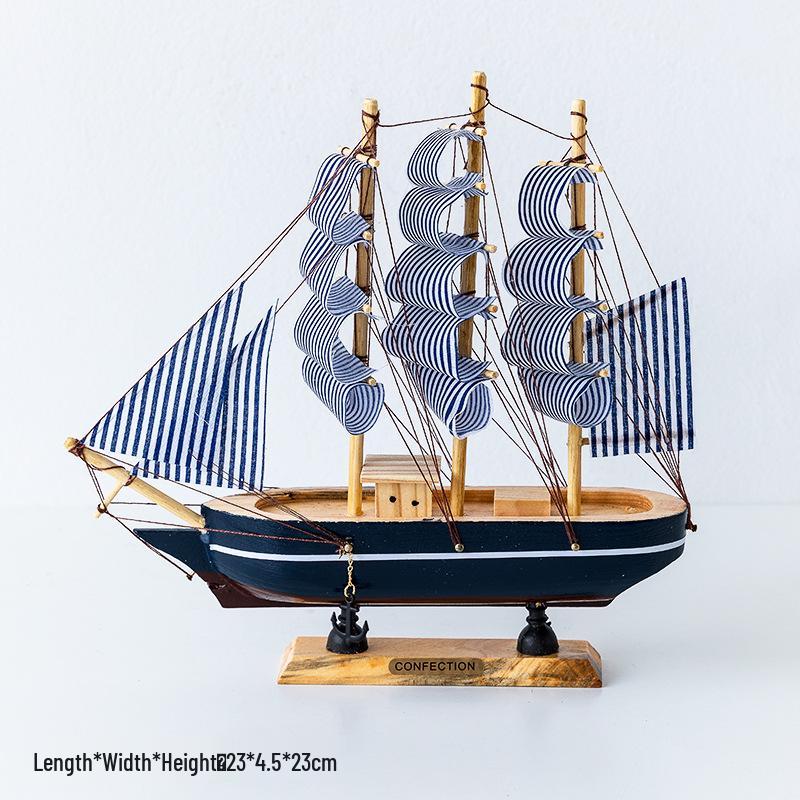 Sailboat Ornament: Creative Home Décor for Living Room, Wine Cabinet, Graduation Gift, or Office Desktop
