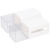 Wall Mounted Storage Box Multi Functional Double Sided Adhesive Organizer Case for Bedroom Office Bathroom