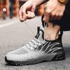 Large Size Tide Marathon Running Shoes Casual Sports Shoes Flying Weaving Spring, Summer and Autumn Running Shoes Lightweight