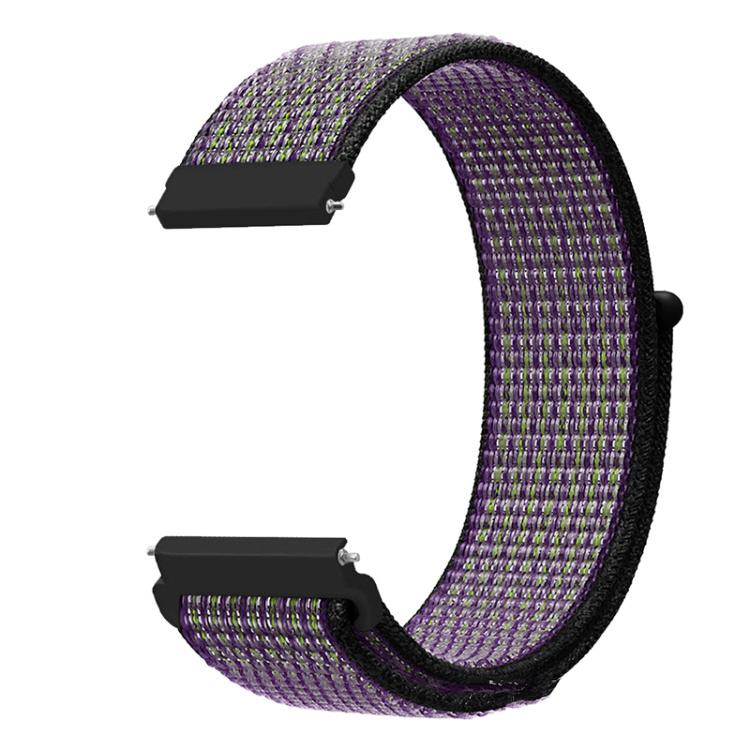 20mm 22mm Nylon Loop Band for Samsung Galaxy Watch 7/6/Classic/5/4/3/Gear S3 Wristband Huawei Watch 4/GT-2-3-Pro/Amazfit GTR/GTS