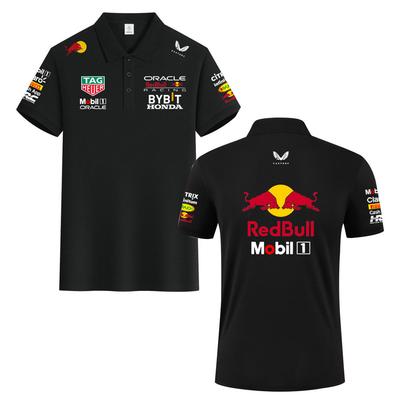 Racing Team Verstappen Clothes F1 Formula Racing Clothes 2026 Summer Men's Cotton Polo Shirt