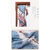 100% Mulberry Silk Square Scarf Double-sided Print Light Luxury Shawl Women Mom Fashion Accessory