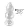 Effective Prostate Toy Smooth Fast Adaptation Rounded Tip Transparent Butt Plug Sex Toy for Bedroom