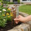 Accurate Rainfall Measuring Device Rain Gauge Outdoor, 7.8 Inch Gauges for Precipitation, Freeze Proof Stylish Garden Decoration Gauge, Vintage Flower