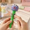 Fun Office Supplies for Children 10 in 1 Cartoon Ballpoint Pen, Multicolor Press Retractable Pens, Multi Color Pens Smooth Writing Stationery