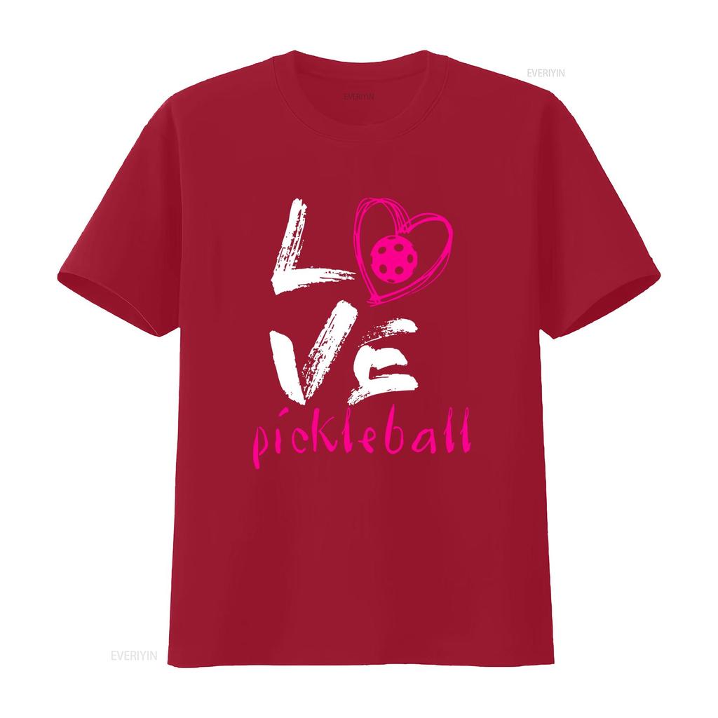 I Love Pickleball T Shirt Funny Pickle Ball for Women Vintage Washed Streetwear Fashion Soft Stretched Graphic Homme Slightly