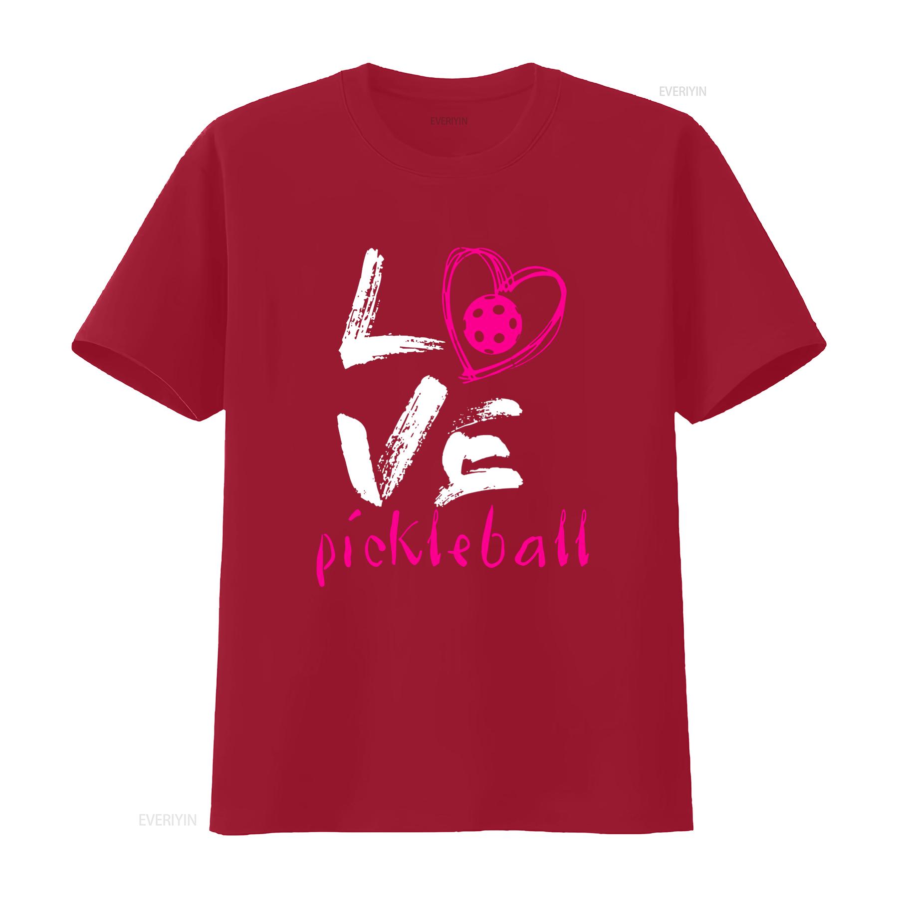 

I Love Pickleball T Shirt Funny Pickle Ball for Women vintage Washed streetwear fashion Soft Stretched graphic homme Slightly S