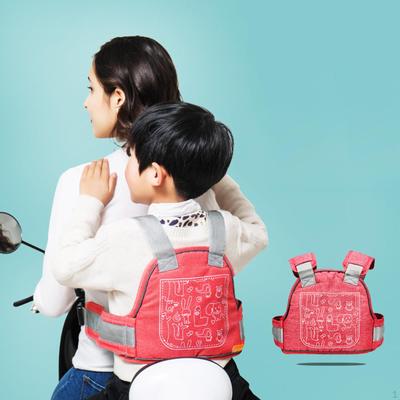 Motorcycle Children Safety Belt Protection Front Back Rear Seat Harness