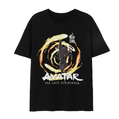 Avatar: The Last Airbender Mens Zuko Fire Short-Sleeved T-Shirt