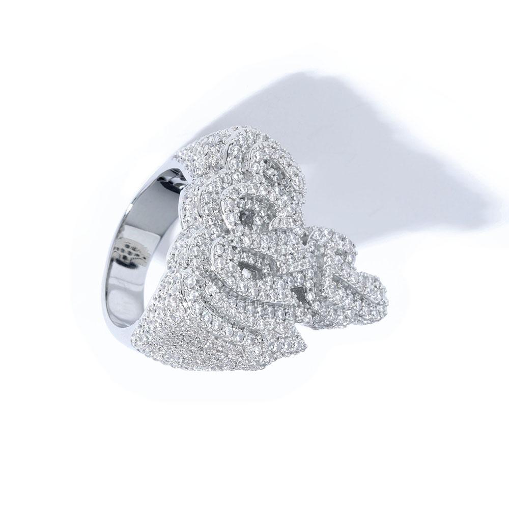 

Новый Модный Тренд Арабские Символы Религиозные Элементы Кольцо Хип-Хоп Украшения Мода Лед и Пламень Кольцо Для Мужчин Женщин 9