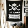 Custom Name St. Pauli Wall Tapestry Aesthetic Wall Hanging Printed Fabric Blanket Decorative Tapestries for Bedroom Living Room Home Decor