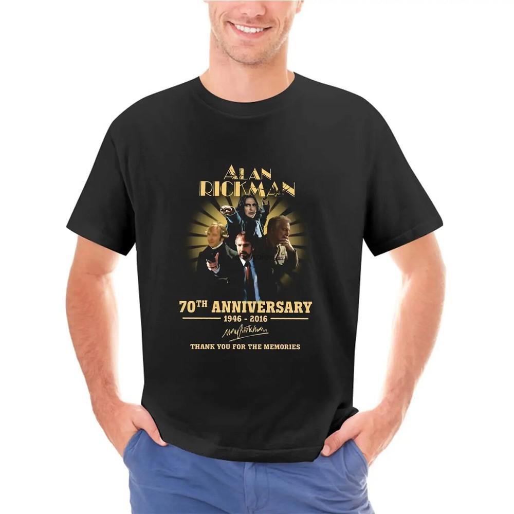 

Alan Rickman 70th Anniversary 19462016 Thank You For The Memories shirt Unisex T-Shirt XXXL