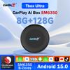 CarlinKit CarPlay Ai Box Android 15 Ultra2 SM6350 8GB+128GB Smart Android TV Box Wireless CarPlay Android Auto GPS For OEM Cars