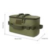 Secure and Convenient Camping Picnic Bag High-capacity Stove Canister Carry Bag  Road Trip Travel