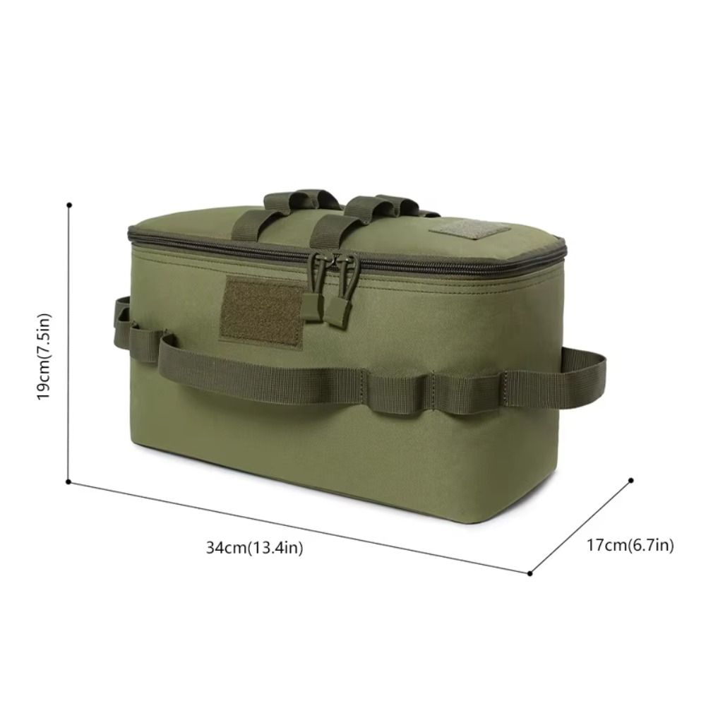 Secure and Convenient Camping Picnic Bag High-capacity Stove Canister Carry Bag  Road Trip Travel