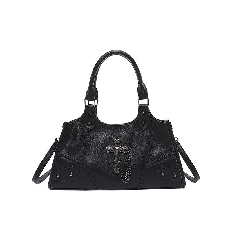 Textured Tote Bag, New Women's Handbag, Personalized Cross Shoulder Bag, Large-capacity Messenger Bag.