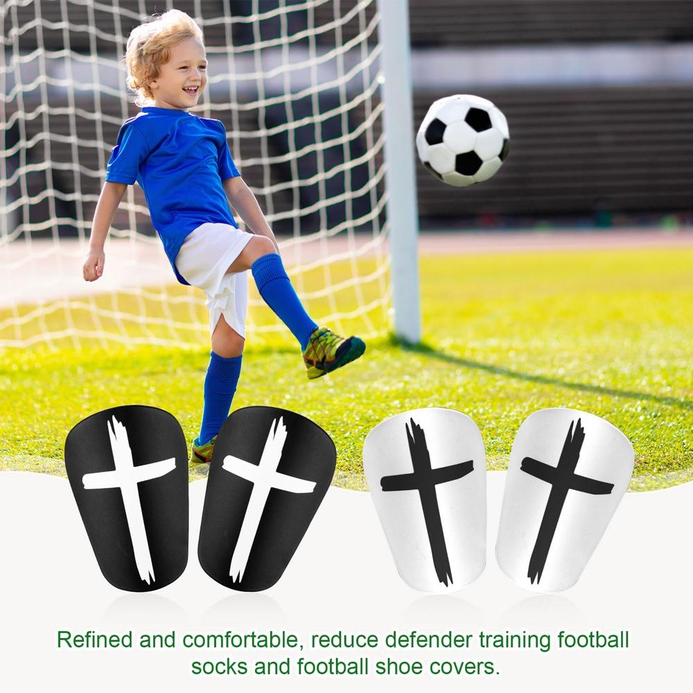 1Pair Mini Soccer Shin Guards - Ultra Lightweight Pp+Eva Shin Pads For Kids/Youth/Adults - Non-Slip Football Protective Gear