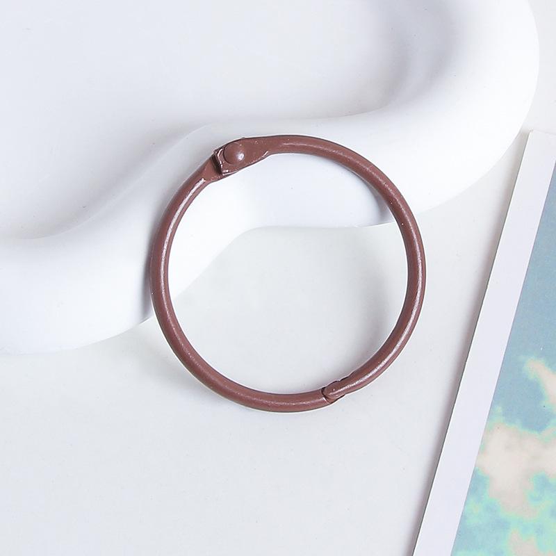45mm Candy Color Open Card Ring for DIY Jewelry and Keychains
