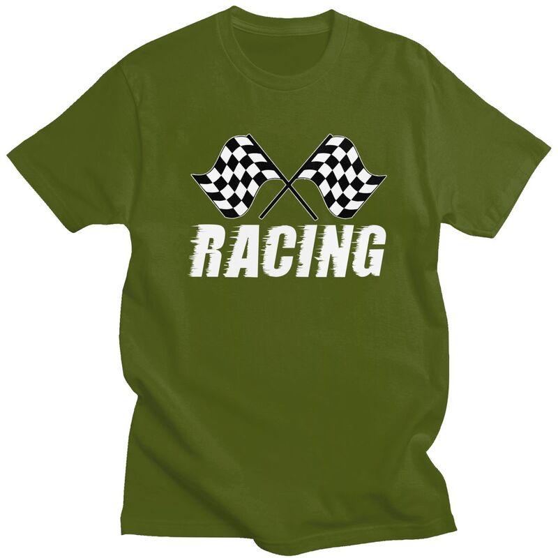 Custom  Ready To Race T Shirt Men Short Sleeves 100 Cotton Tshirt Casual Motorcycle Rider Racing Sport Tees Streetwear Tshirt