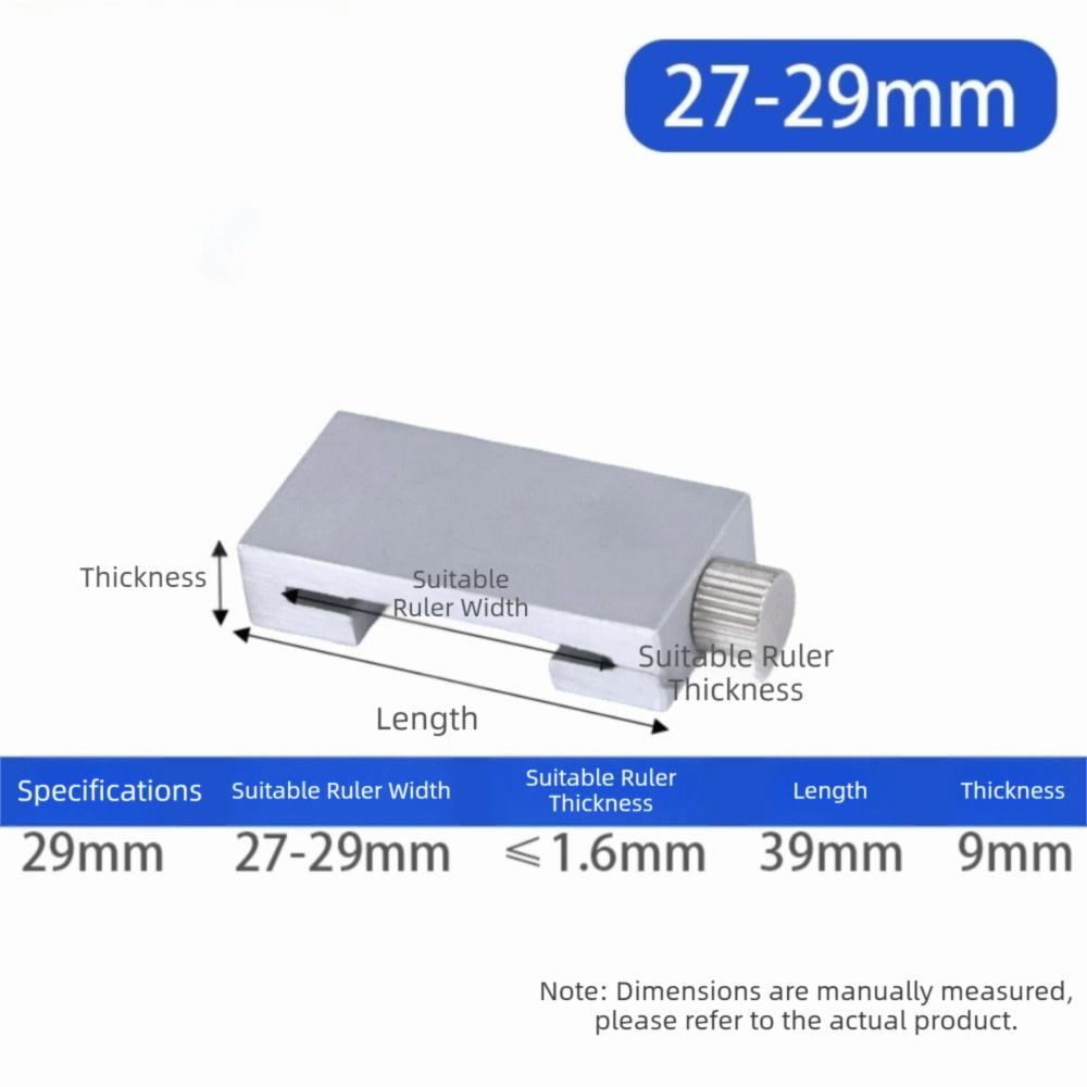 Steel Positioning Limit Block Durable Adjustable Measuring Marking Gauge Lightweight Ruler Scriber Locator Line Marking