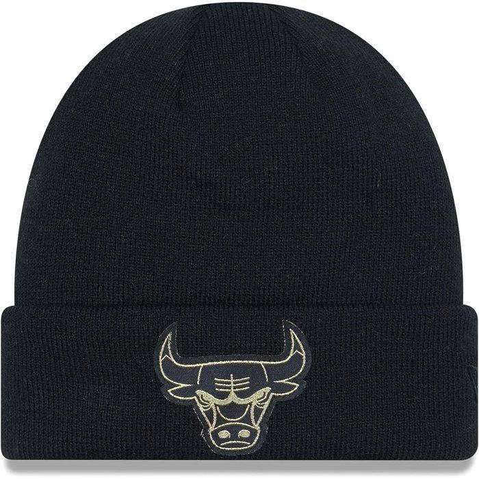Haricot New Era Metallic Badge Beanie, Noir, Mixte
