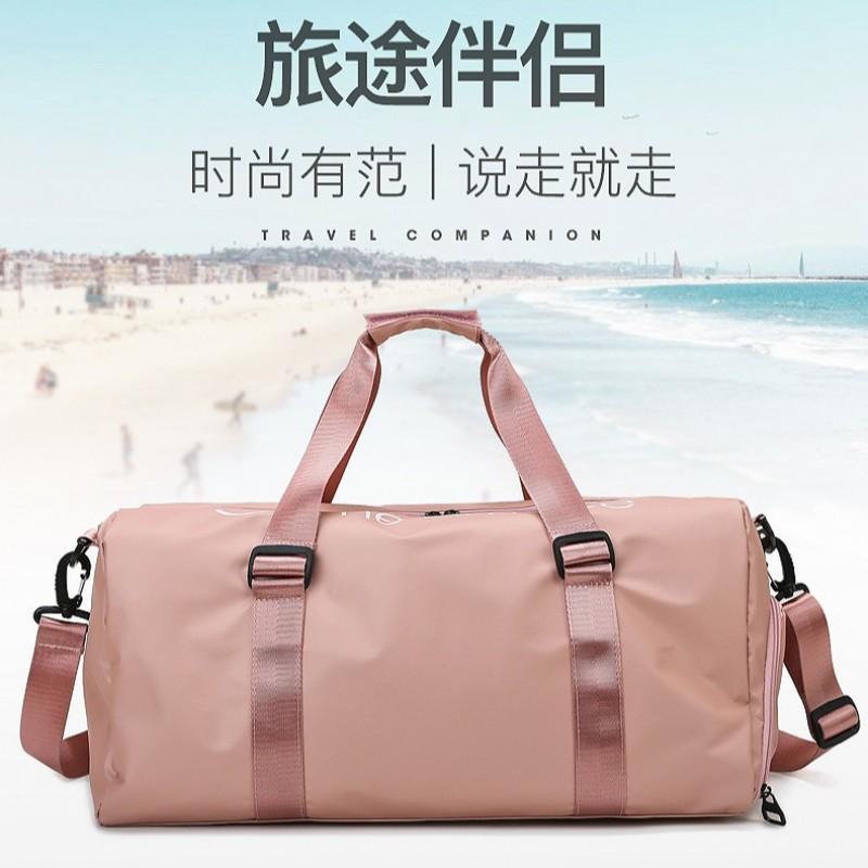 Large Capacity Gym Bag With Wet/Dry Compartment Shoe Pocket Travel Backpack Men Women