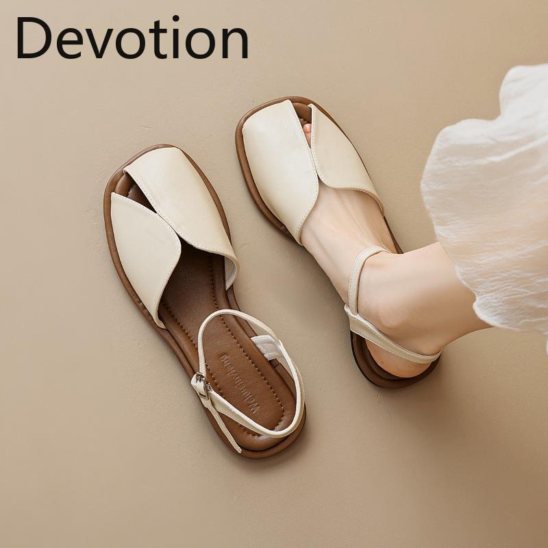 Women's flat sandals summer casual shoes Devotion