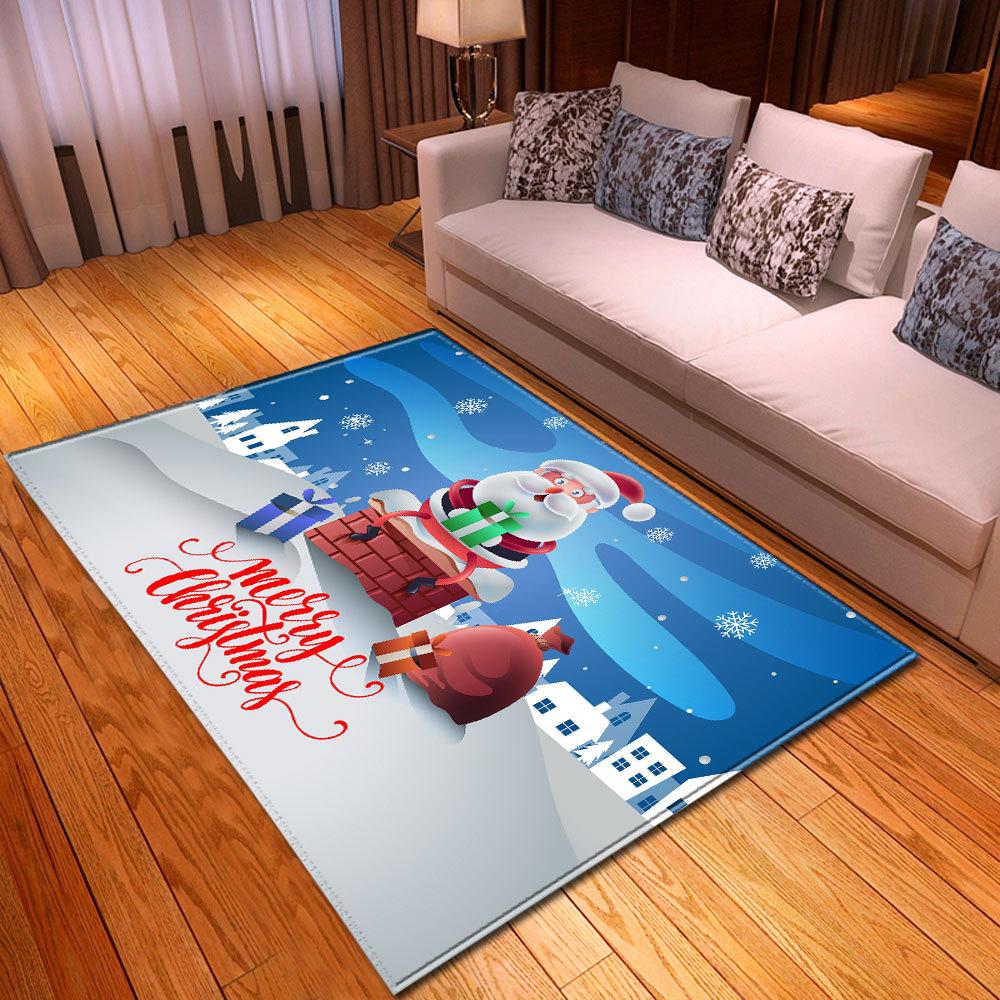 Christmas Living Room Floor Mat Bedroom Dining Room Carpet Carpet Doormat