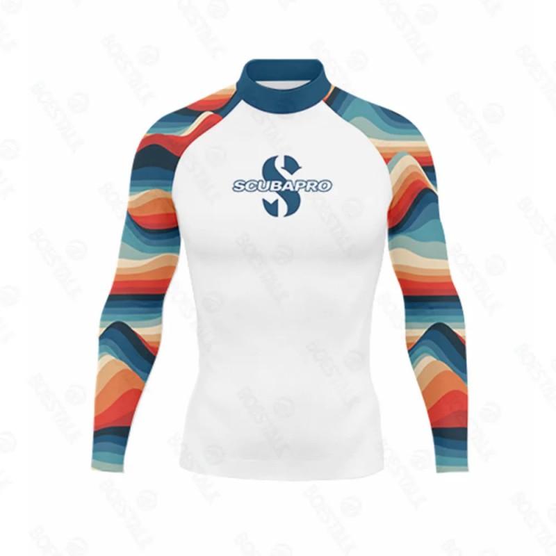Ανδρικό Ελαφρύ Αντιηλιακό Μαγιό Rash Guard Γρήγορου Στεγνώματος Προστασία UV για Surfing, Κατάδυση, Παραλία, Θαλάσσια Σπορ Καλοκαίρι