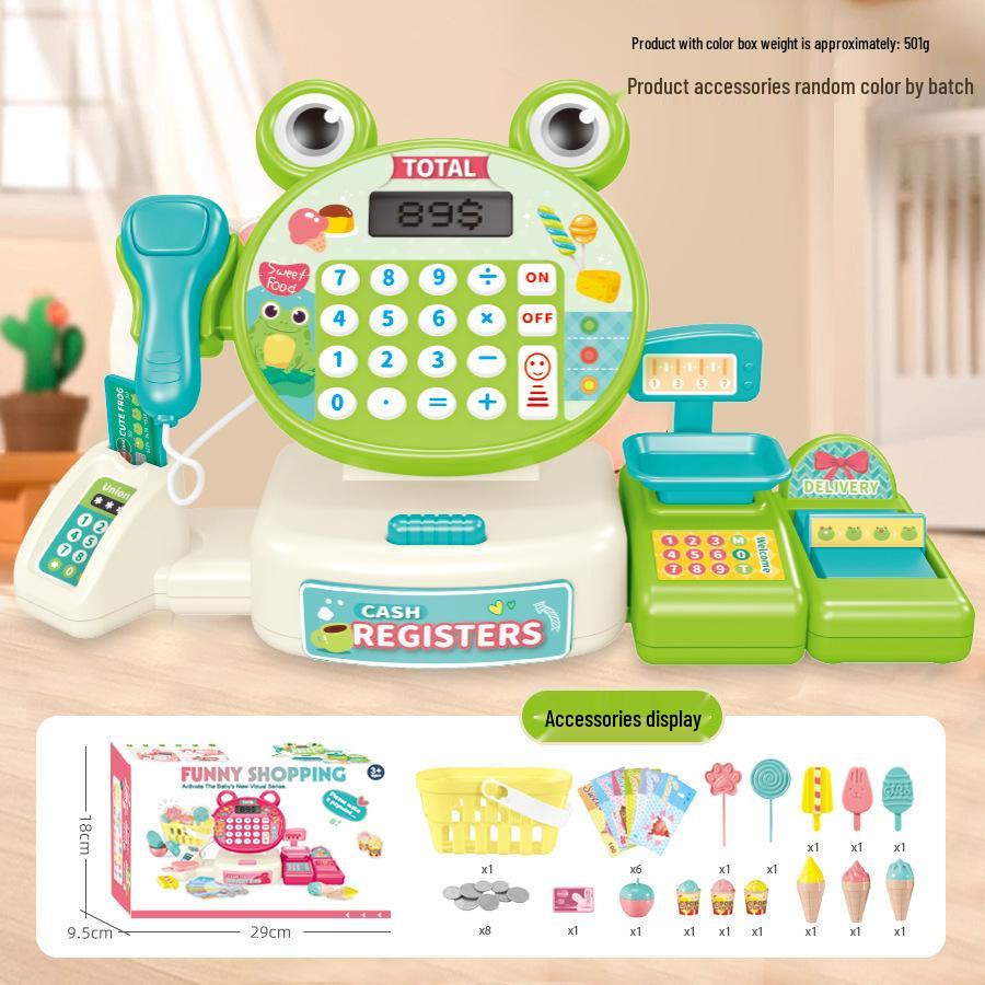 Children's Role-Play Toy: Cartoon Rabbit Supermarket Cash Register
