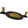 51-Core Gold-Titanium Tweeter Diaphragm with 51.3mm Voice Coil & 108mm Terminal Spacing