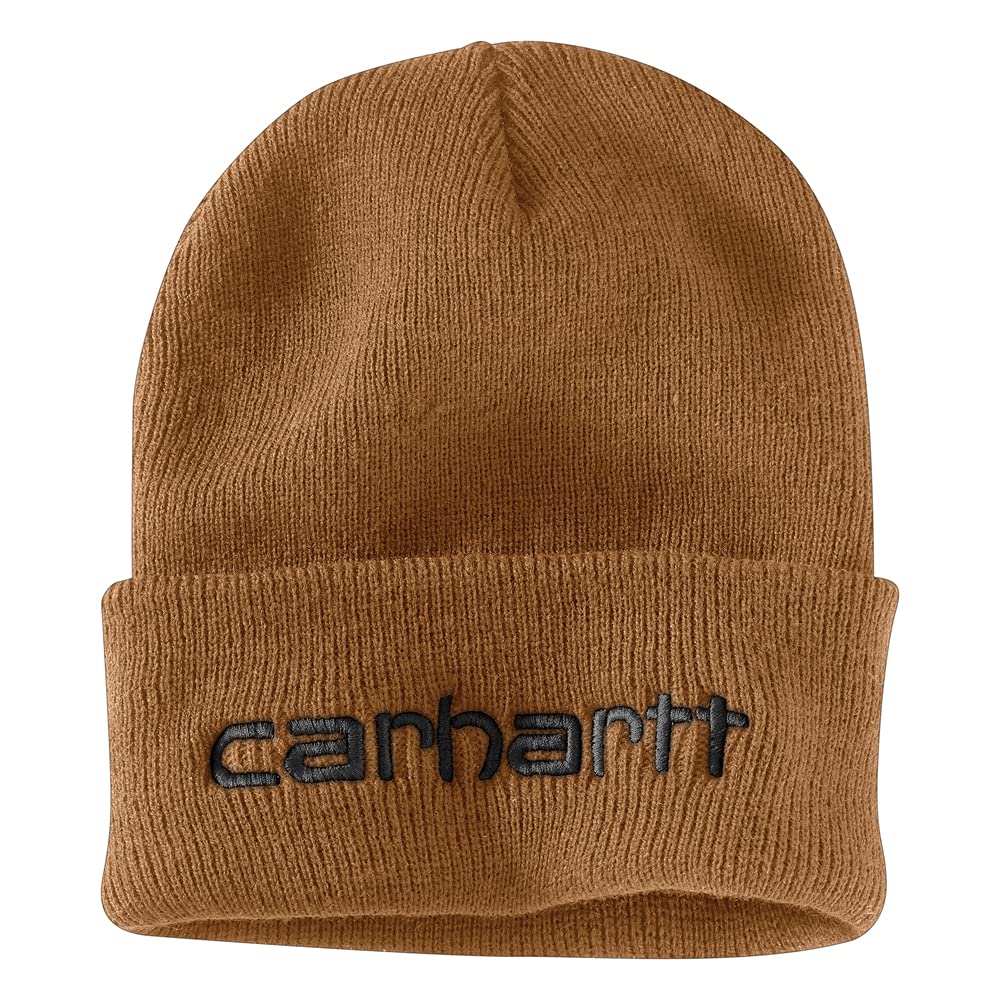 

Мужская шапка Carhartt Teller OFA, коричневая, коричневый