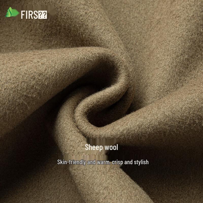 Shanshan Men's Double-Faced Wool Blend Lapel Jacket