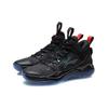 New LiNing Bullish Cushioning Anti Slip And Wear Resistant High Top Performance Basketball Shoes Men's Black Blue ABAQ137-10