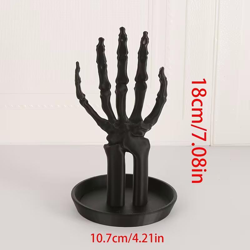 Skeleton Hand Jewelry Organizer Stand Black